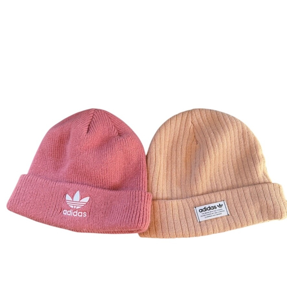 Adidas Beanie Lot of Two Pink